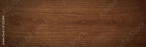 Old wood planks texture wide format background. Old wood planks tabletop texture background. Dark wood plank texture.