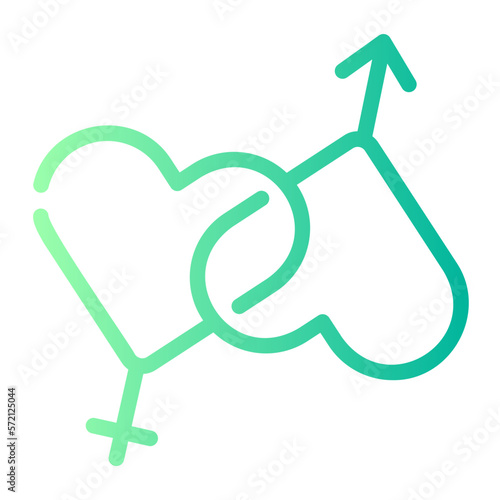gender gradient icon