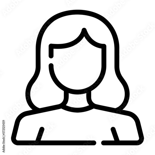 girlfriend line icon