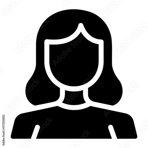 girlfriend glyph icon