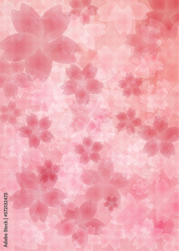 ピンクの千鳥格子柄の背景画像 　桃色の和柄背景