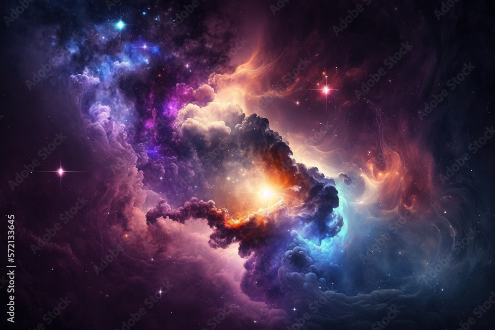 Cosmic Galaxy Wonder: The Beauty of the Endless Universe in Stunning Gradient Backgrounds With Generative AI Cosmic Galaxy Wonder: The Beauty of the Endless Universe in Stunning Gradient Backgrounds With Generative AI
