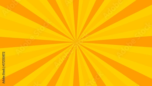 Comic background animation, vintage pop art background, with animated radial rays and dots pattern. Motion graphics and digital composition