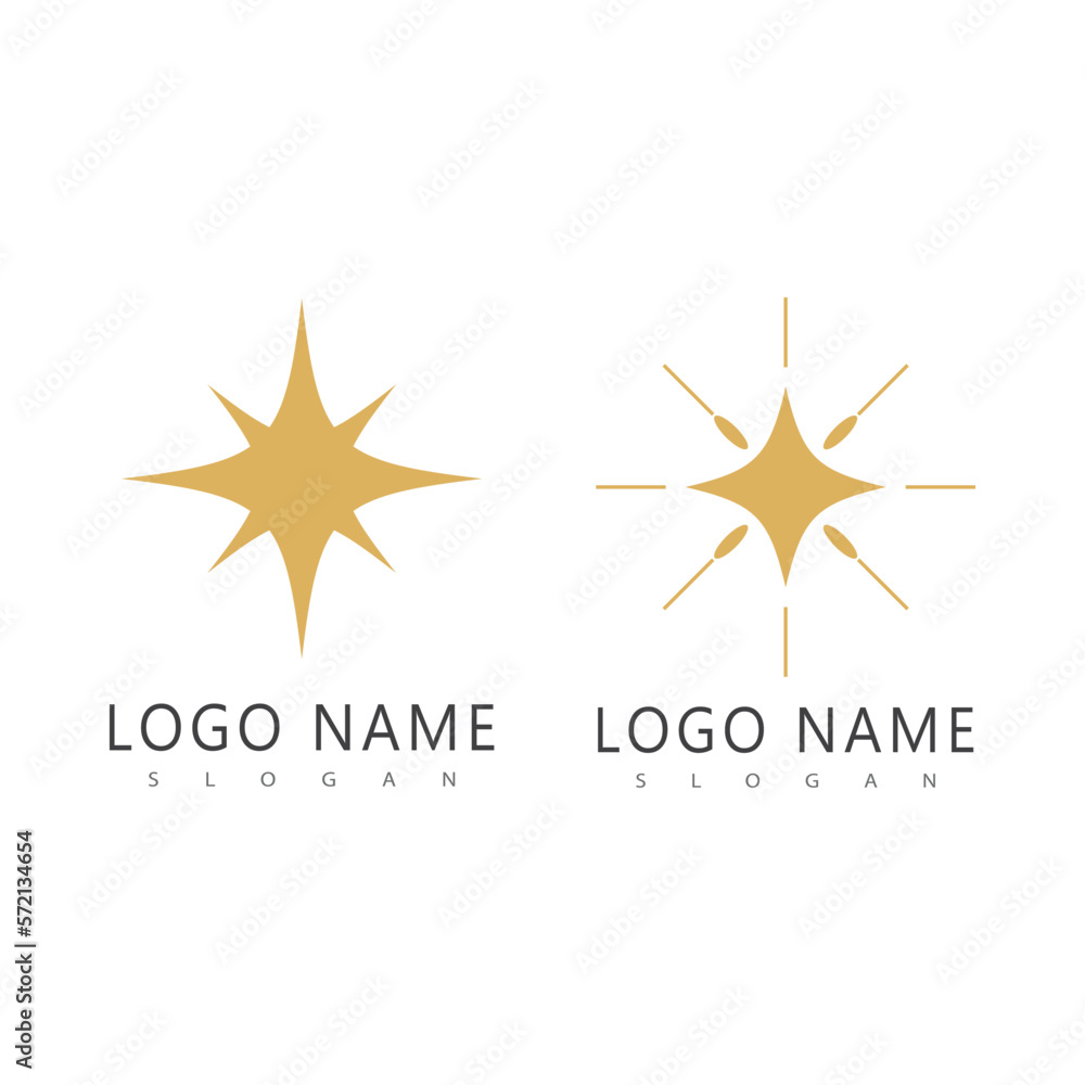 Obraz premium Star Logo illustration vector and symbol design