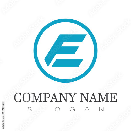 E Letter Logo Business Vector and symbol design