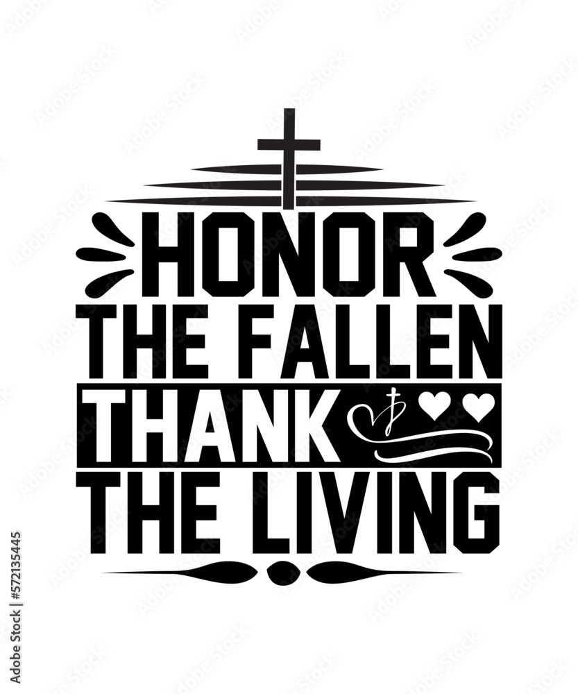 honor the fallen thank the living svg