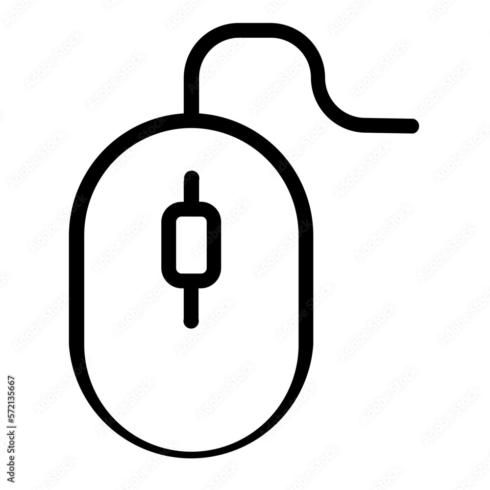 Mouse outline icon Mouse outline icon