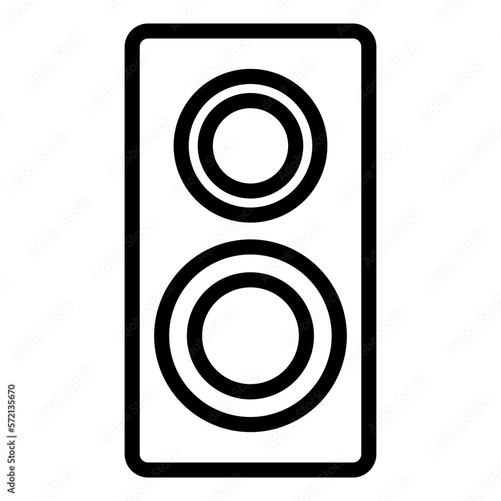 Speaker outline icon Speaker outline icon