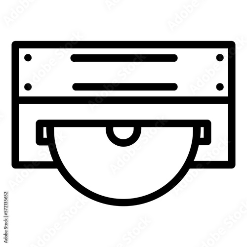 Cd rom outline icon