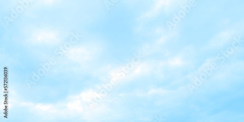 Fantastic soft white clouds against blue sky. Beautiful views of blue sky, white clouds arranged randomly