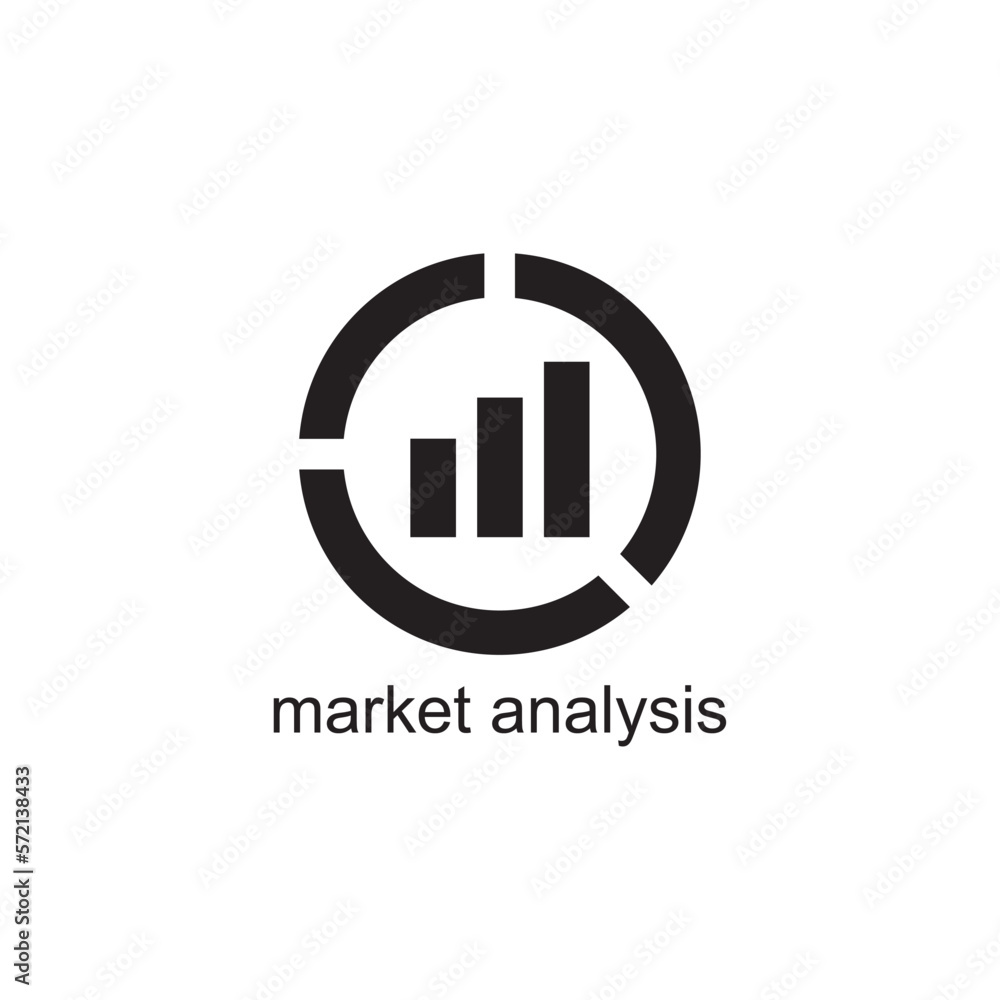 market analysis icon , business icon