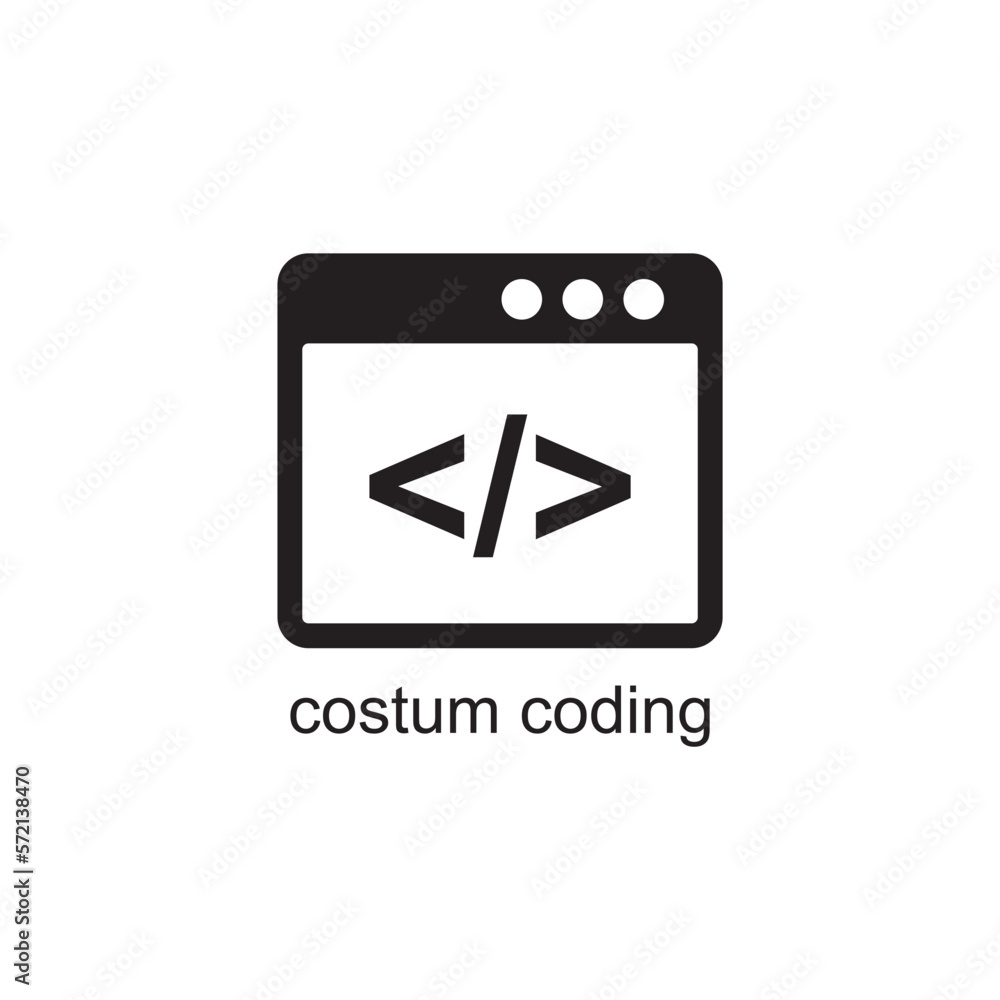 costume coding icon , application icon costume coding icon , application icon