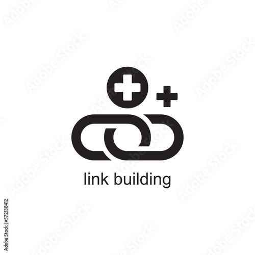 link building icon , network icon