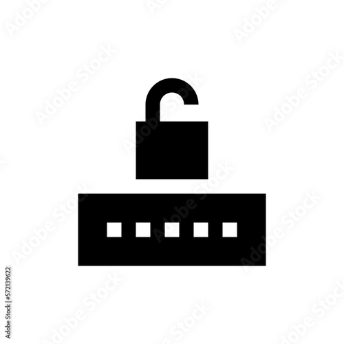 security glyph icon