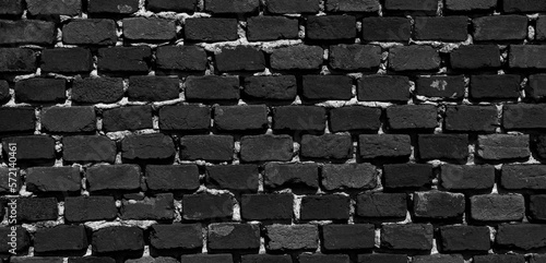 Wallpaper Mural old weathered brick wall,black and white background   for design,monochrome, Torontodigital.ca