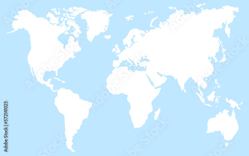 world map in blue color background illustration wallpaper design template