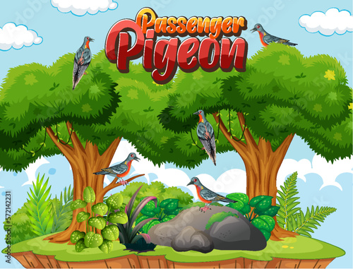 Passenger pigeon extinction bird