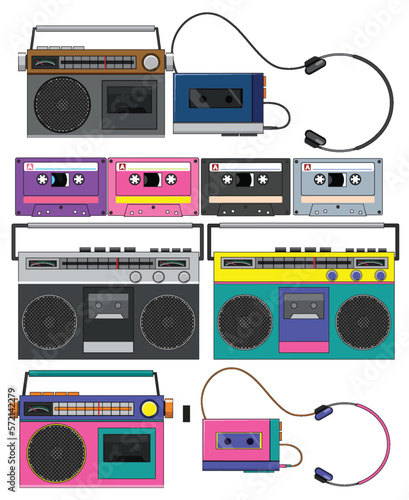 Retro objects and electronic devices