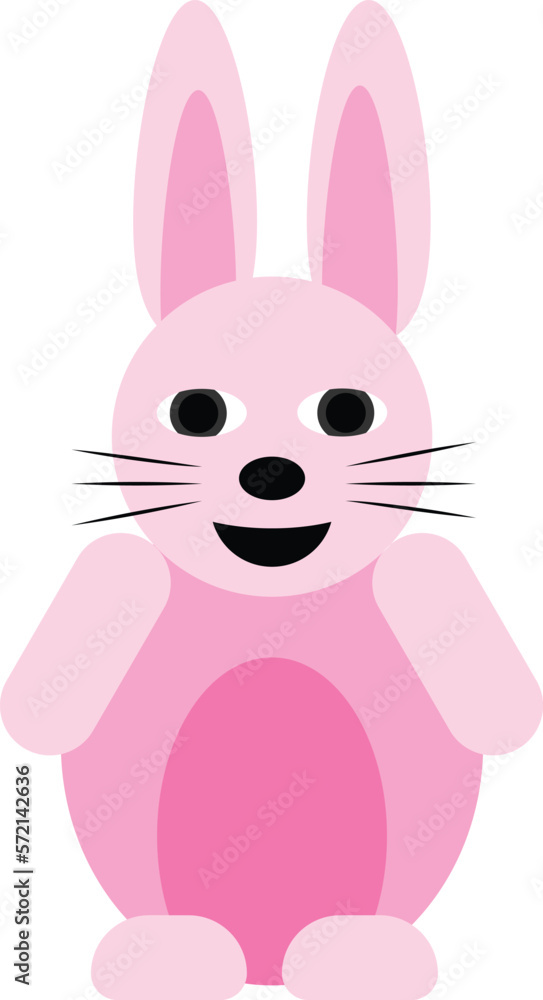 Obraz premium Rabbit vector image or clip art.