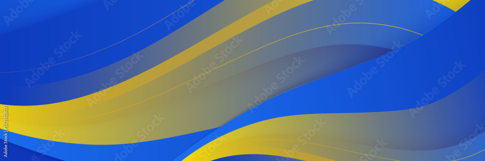 Simple Blue and Yellow Striped Background Vector Illustration Simple Blue and Yellow Striped Background Vector Illustration