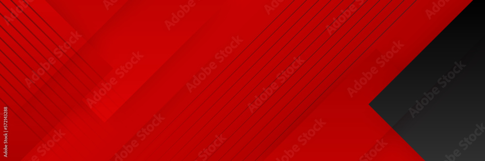 Minimalist Red and Black Geometric Banner Background Vector Design for Your Projects Minimalist Red and Black Geometric Banner Background Vector Design for Your Projects