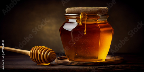 Glass honey Jar cover banner