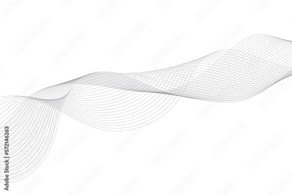Abstract grey, white smooth element swoosh speed wave modern stream background. Abstract wave line for banner, template, wallpaper background with wave design. Vector illustration Abstract grey, white smooth element swoosh speed wave modern stream background. Abstract wave line for banner, template, wallpaper background with wave design. Vector illustration