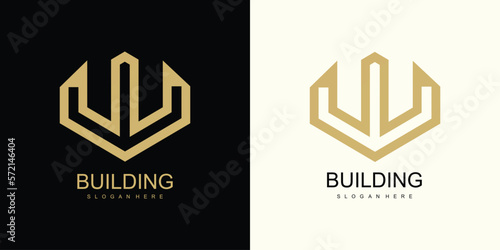 Buildings logo with unique concept for universal country, Real estate, building, arcitecture