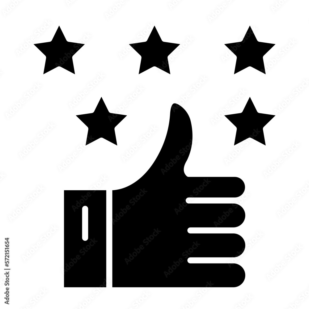 Vector Design Positive Review Icon Style Vector Design Positive Review Icon Style