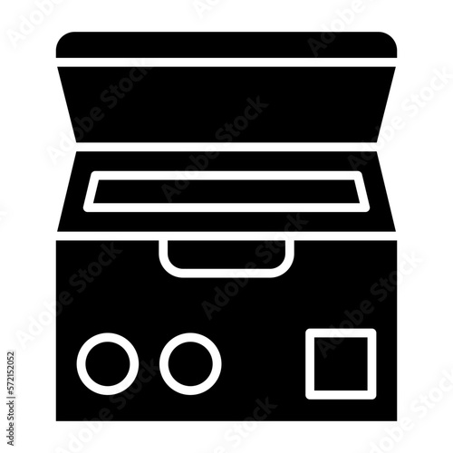 Vector Design Deep Freezer Icon Style