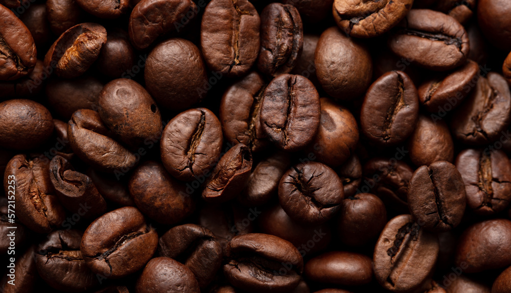 Grains of black coffee as a background. Grains of black coffee as a background.