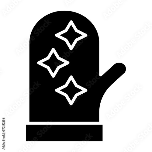 Vector Design Oven Mitt Icon Style