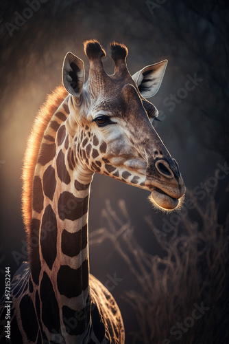 portrait of a giraffe © noeh