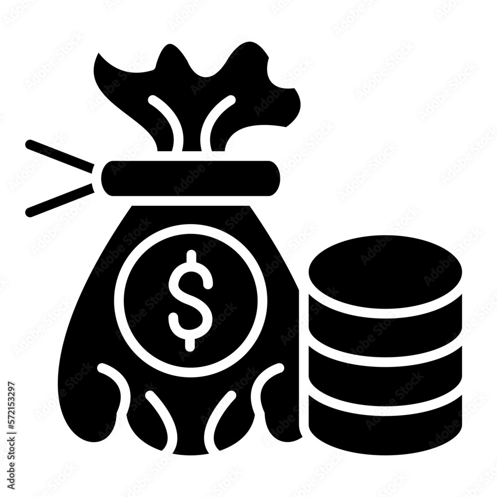Vector Design Finance Icon Style Vector Design Finance Icon Style
