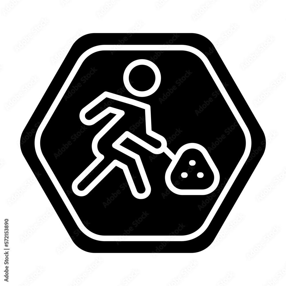 Vector Design Road Work Icon Style Vector Design Road Work Icon Style