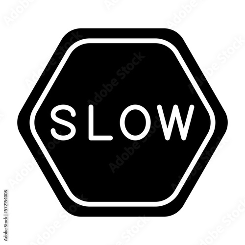 vector  slow icon style