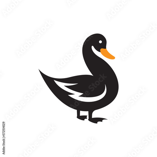 Duck logo images illustration