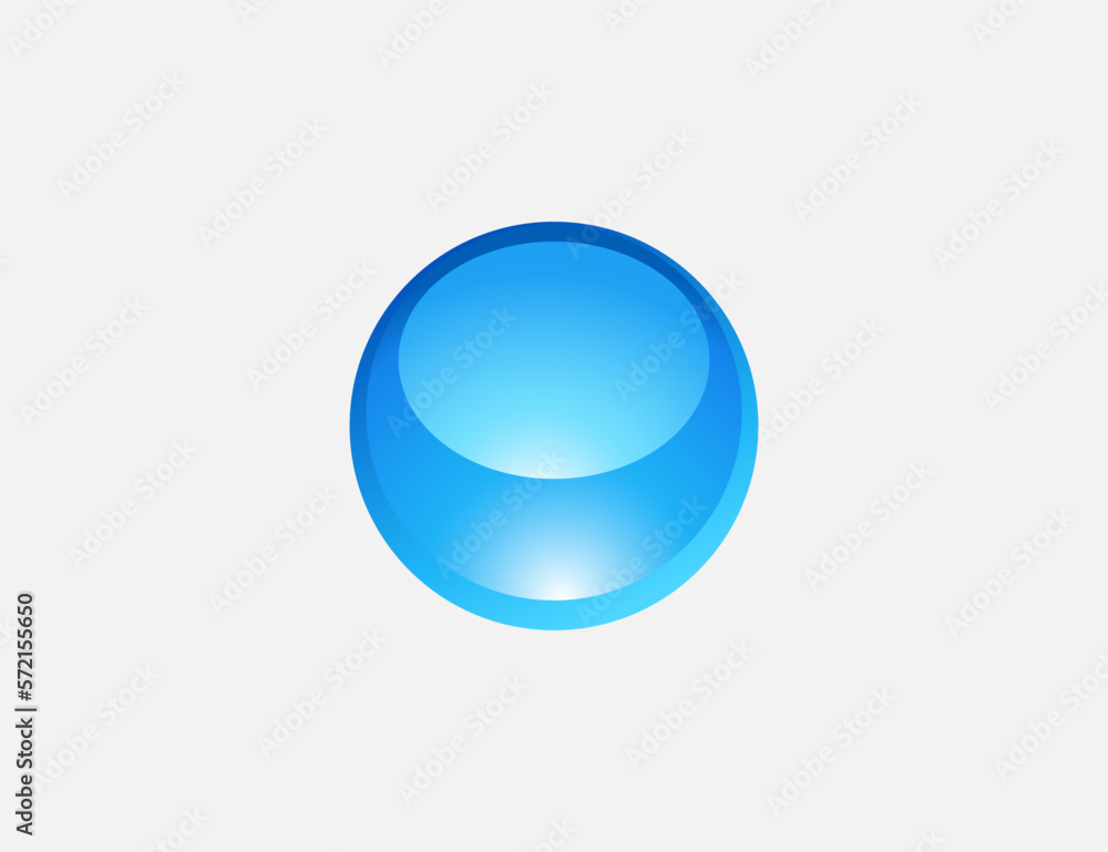 Water bubble, isolated on white background. Vector illustration. Water bubble, isolated on white background. Vector illustration.