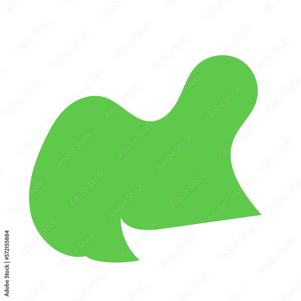 Green Abstract Blob Shapes Green Abstract Blob Shapes