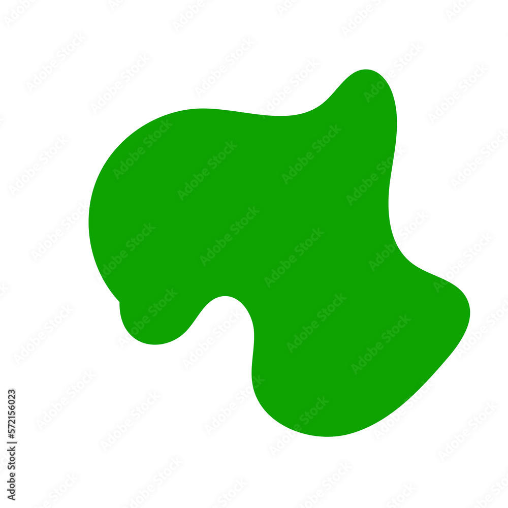 Green Abstract Blob Shapes Green Abstract Blob Shapes