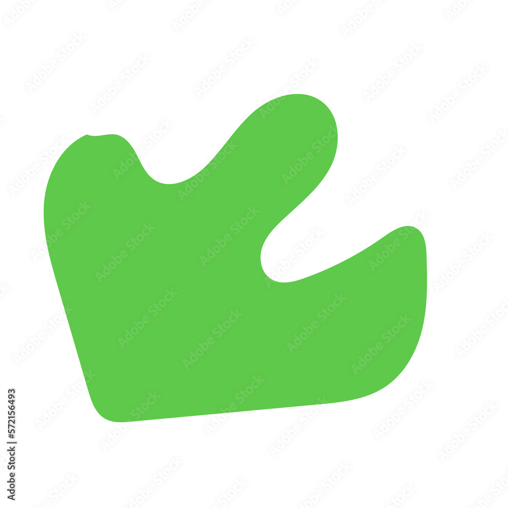 Green Abstract Blob Shapes Green Abstract Blob Shapes
