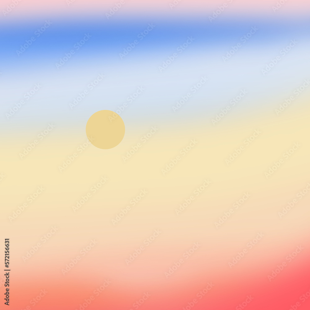 An illustration of the twilight sky in the anime world An illustration of the twilight sky in the anime world