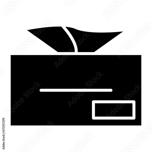 Vector Design Tissue Box Icon Style