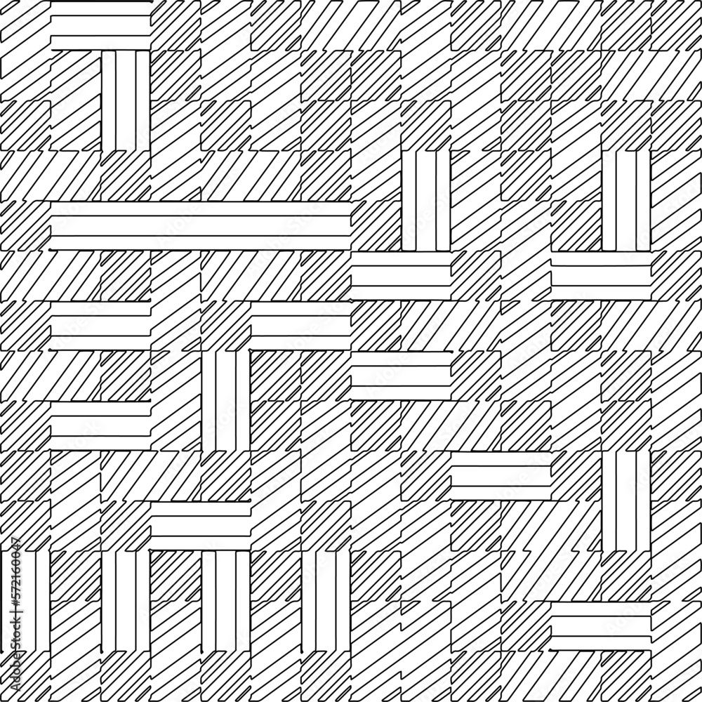 Abstract striped textured geometric pattern. Line Art Pattern. Abstract striped textured geometric pattern. Line Art Pattern.