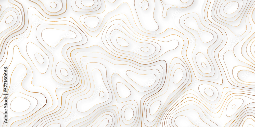 Luxury golden paper cut style topography concept background. Vector illustrator Luxury golden paper cut style topography concept background. Vector illustrator
