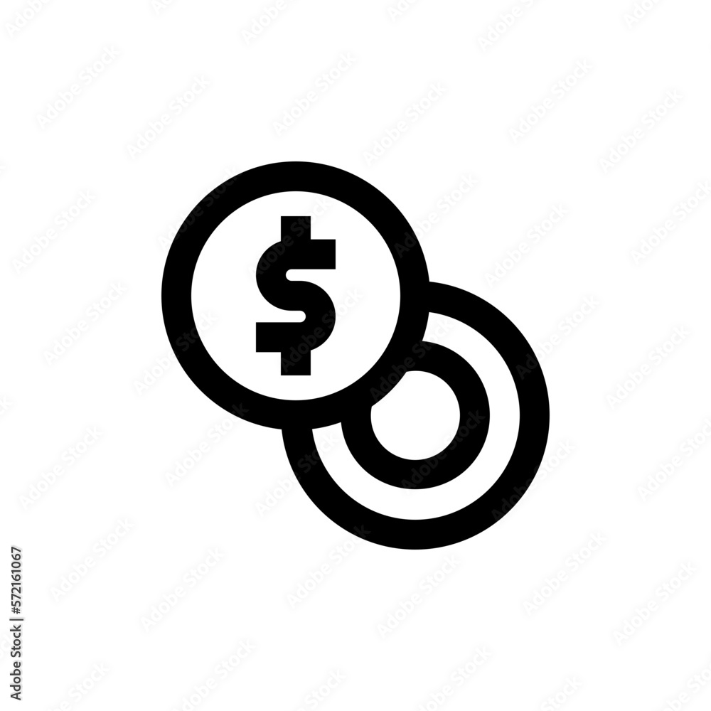 currency line icon currency line icon