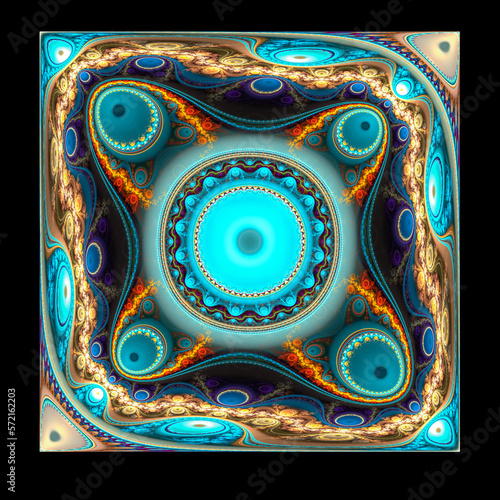 Abstract modern dynamic stylish blue decorative pattern wave banner background.