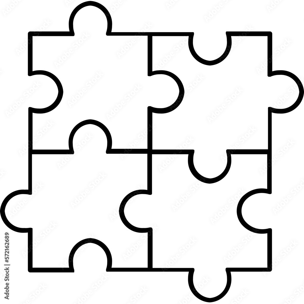 Jigsaw Outline vector icon which can easily edit
Jigsaw Outline vector icon which can easily edit
