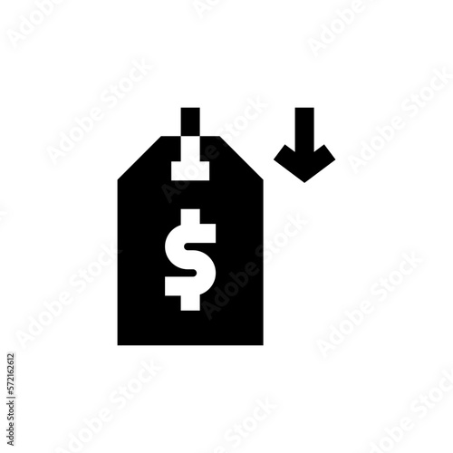 lowest price glyph icon