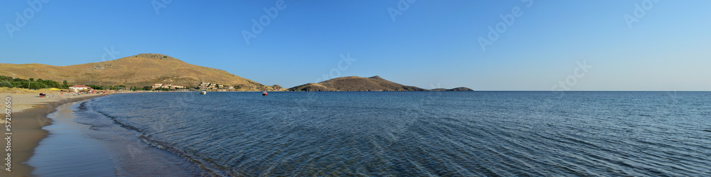 view from the beach - panorama